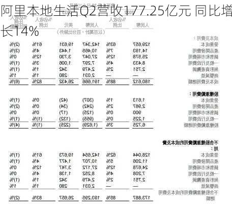 阿里本地生活业务二季度营收达177亿，增长强劲、市场策略及未来展望