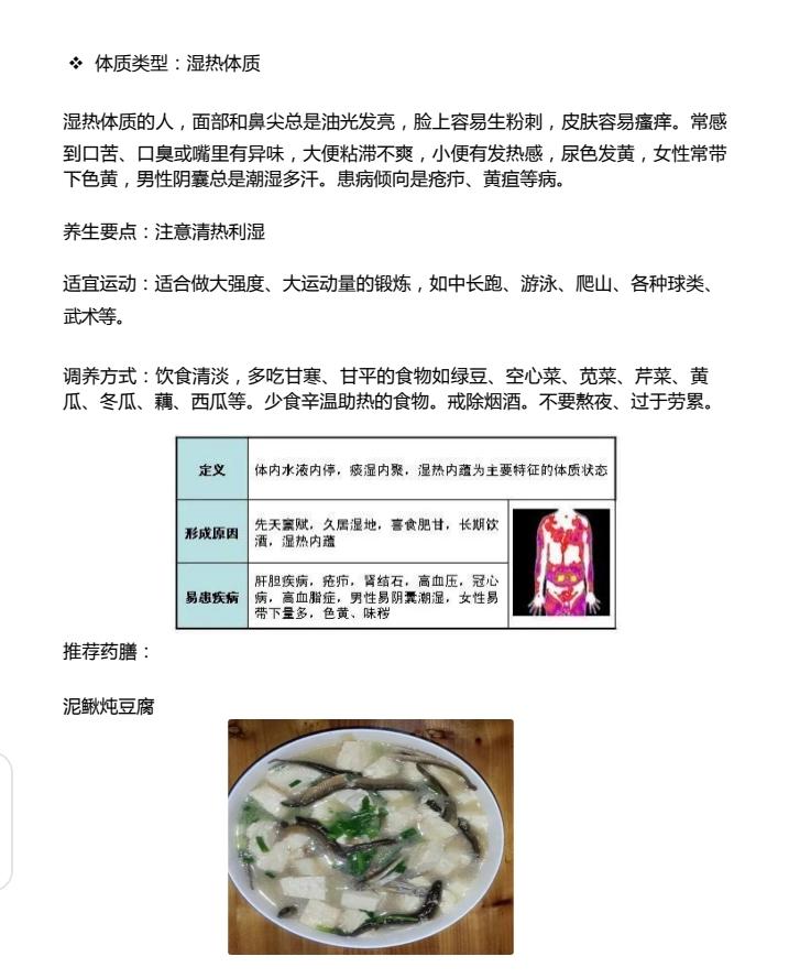 不同体质的养生食谱调理之道