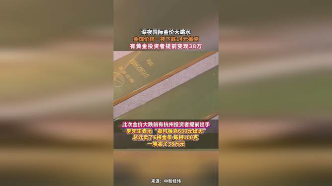 深夜金价跳水引发市场关注，原因、影响及未来走势分析