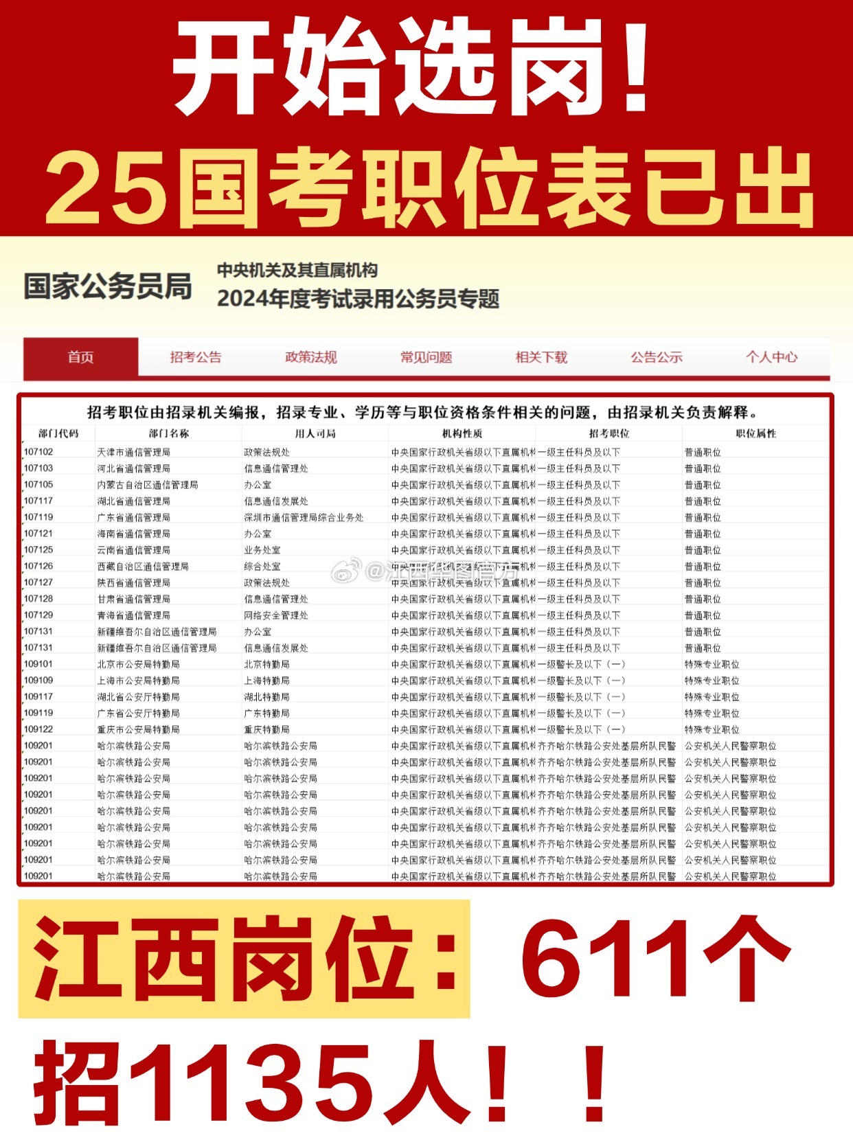 国考职位表2025公告发布，展望与深度解读