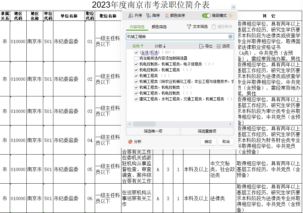 2024公务员报考条件及时间